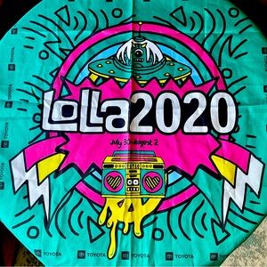 Lollapalooza 2020 Festival Bandana Scarf